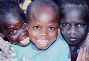 Refugee boys at Kakuma Refugee Camp, Uganda, in 2001.