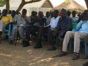 Village elders meeting during Jacob's visit.